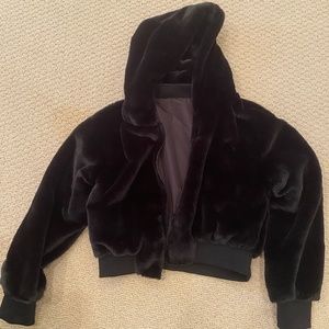 Pacsun Reversible Faux Fur Bomber Jacket